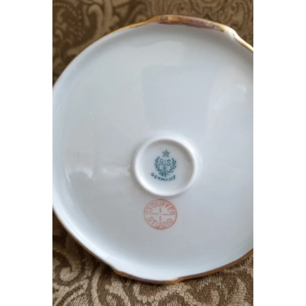 Vintage/Antique R S Prussia Germany Sugar Bowl & Creamer